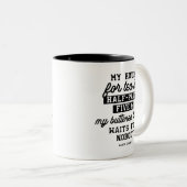 紅茶とバター入りトースト引用文 ツートーンマグカップ (正面右)