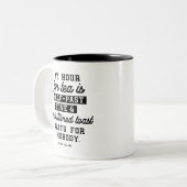 紅茶とバター入りトースト引用文 ツートーンマグカップ (正面左)