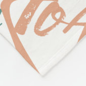 紅茶とバター入りトースト引用文 フリースブランケット (角)