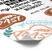 紅茶とバター入りトースト引用文 ポスター (角)