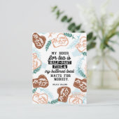 紅茶とバター入りトースト引用文 ポストカード (スタンド正面)