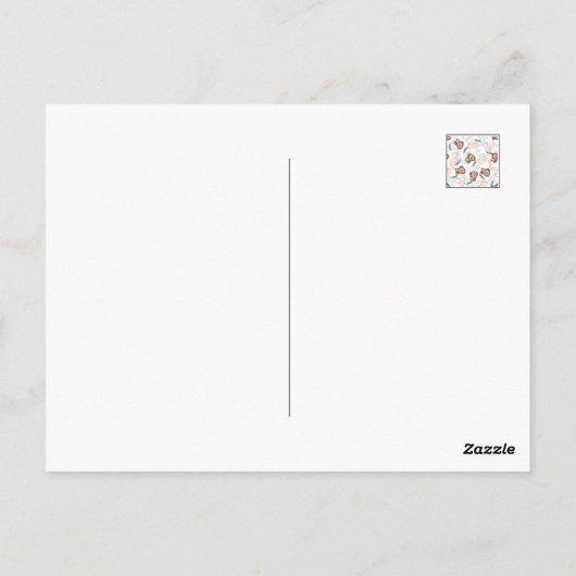 紅茶とバター入りトースト引用文 ポストカード (裏面)