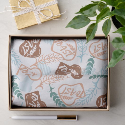 紅茶とバター入りトースト引用文 薄葉紙 (ギフト)