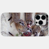 紅茶にリブを嗜む肉食のミーアキャット Case-Mate iPhoneケース (裏面 (横))