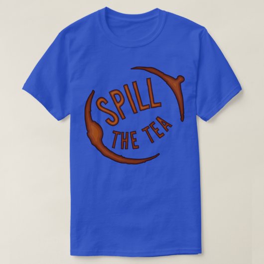 紅茶の共有を汚す Tシャツ (デザイン正面)