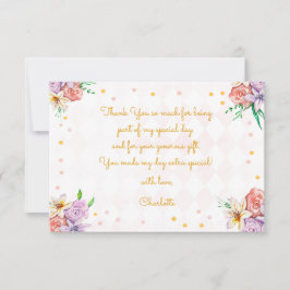 紅茶の子供の誕生日 サンキューカード