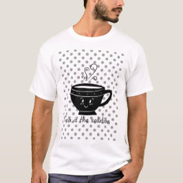 紅茶はすべての問題の解決策 Tシャツ