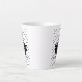 紅茶はすべての場面に合う解決策 カフェラテマグ (正面)