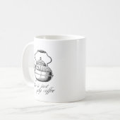 紅茶はゲイのコーヒーだ コーヒーマグカップ (正面左)