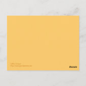 紅茶またはコーヒードラゴン ポストカード (裏面)