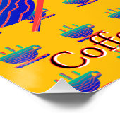 紅茶またはコーヒーロゴ ポスター (コーナー)