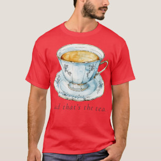 紅茶をこぼす Tシャツ