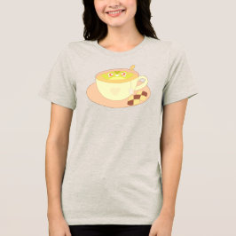 紅茶カップの中のカエル トライブレンドTシャツ
