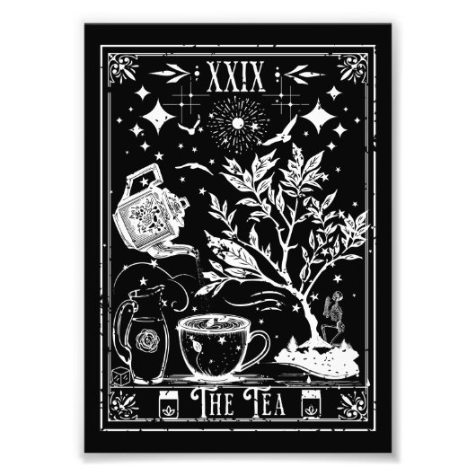 紅茶タロットカード フォトプリント            (正面)