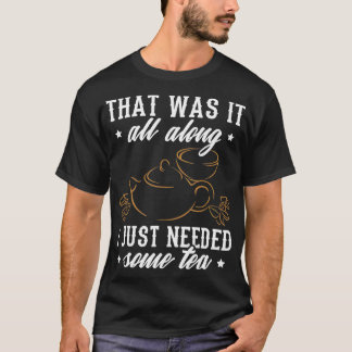 紅茶デザインお茶が必要だった Tシャツ