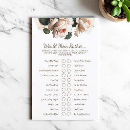 紅茶バラ赤ちゃんシャワーのゲームは母が少し…