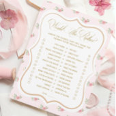 紅茶パーティーの赤ちゃんシャワー彼女はむしろゲームカード 招待状