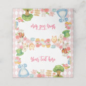 紅茶パーティーアリスinオンダーランド誕生日フードテント プレイスカード (外部開封)