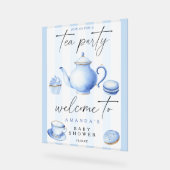 紅茶パーティーウェルカムボーイ赤ちゃんシャワーパーティー アクリルサイン (傾斜)