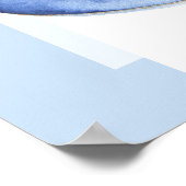 紅茶パーティーウェルカムボーイ赤ちゃんシャワーパーティー ポスター (角)