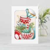 紅茶パーティークリスマス シーズンカード (スタンド正面)