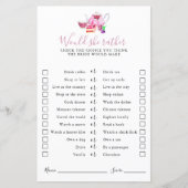 紅茶パーティーブライダルシャワー彼女はむしろゲームをする (正面)