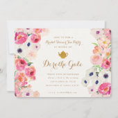 紅茶パーティーブライダルシャワー招待 招待状 (正面)