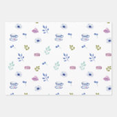 紅茶パーティーベビーシャワーベビーが醸造している ラッピングペーパーシート (正面2)