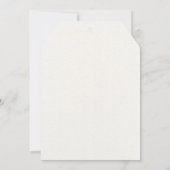 紅茶パーティー赤ちゃんシャワーの招待 招待状 (裏面)