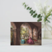 紅茶パーティー – おばあちゃんとお茶をシェア1936 インビテーションポストカード (スタンド正面)