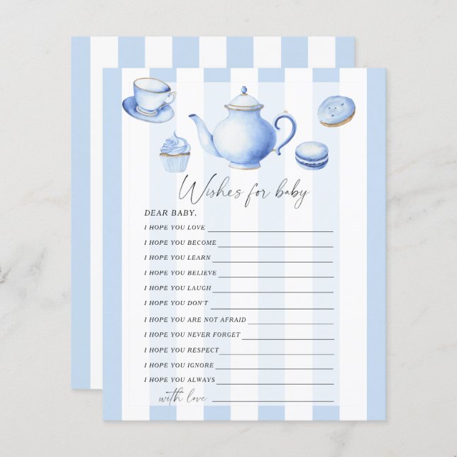 紅茶パーティー-パーティーゲーム | ベビー願い (正面/裏面)