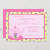 紅茶パーティー/ベビーシャワー 招待状 (正面/裏面)