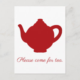 紅茶入モダンれ ポストカード