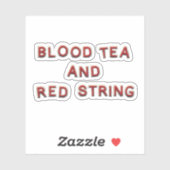 紅茶及び紅玉飴の手紙 シール (シート)