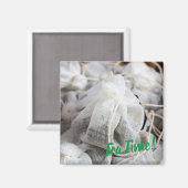 紅茶好きのためのティータイムバッグ マグネット (正面/裏面)