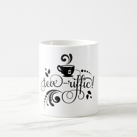 紅茶愛好家, 紅茶飲み, 紅茶マグカップ, タイポグラフィー コーヒーマグカップ (中央)