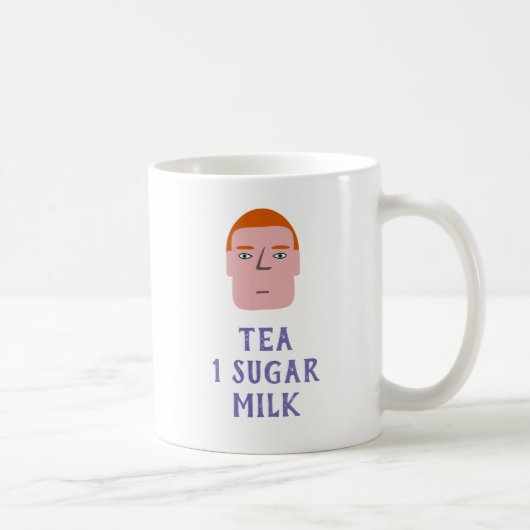 紅茶1の砂糖牛乳 コーヒーマグカップ (右)