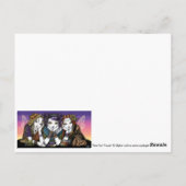 紅茶4個性個性的なKiKiパーティー葉書 ポストカード (裏面)