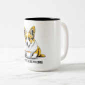 紅茶&コルギ ツートーンマグカップ (正面右)