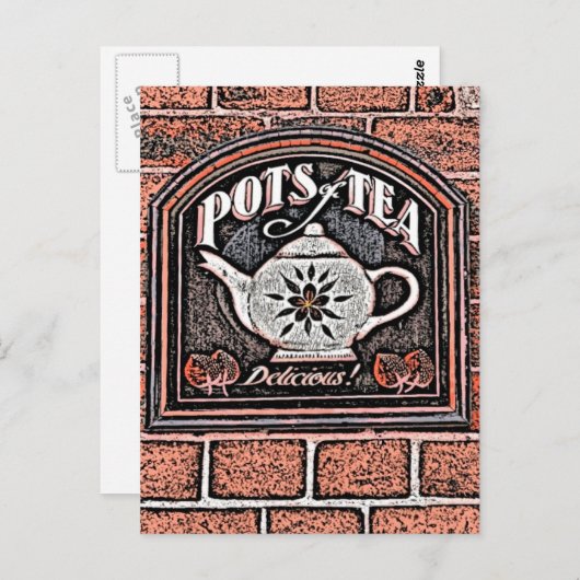 紅茶 ポストカード (正面/裏面)