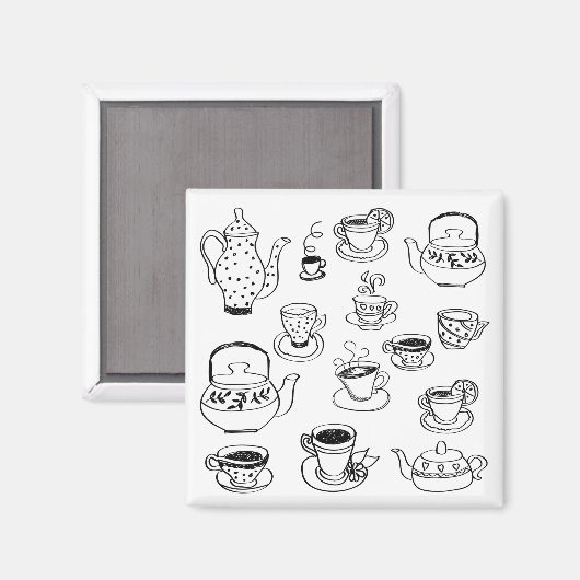 紅茶 マグネット (正面/裏面)