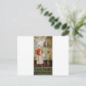 紅茶、レモネード、ビールドリンクNiko Pirosmani ポストカード (スタンド正面)