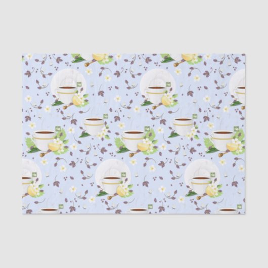 紅茶 レモン ラベンダー 薄葉紙 (正面)