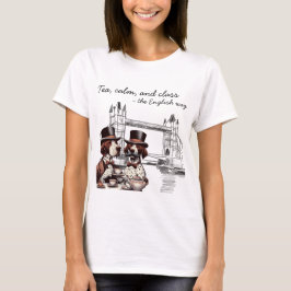 紅茶、落ち着いて、クラス – 英語の方法 Tシャツ