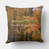 紅葉かわいらしチューリップポプラ可逆枕 クッション (裏面)