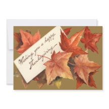 紅葉が幸せな感謝祭