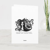 紅葉が必要な秋グリーティングカード カード (裏面)