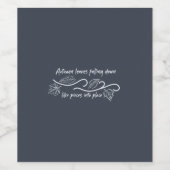 紅葉が粉々に倒れ込む ワインラベル (シングルラベル)