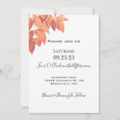 紅葉ことわざイットバイマリニューアル  招待状 (裏面)