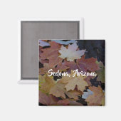 紅葉すべてのまわりに、セドナアリゾナ マグネット (正面/裏面)